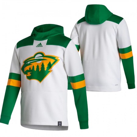Herren Eishockey Minnesota Wild Blank 2020-21 Reverse Retro Pullover Hooded Sweatshirt